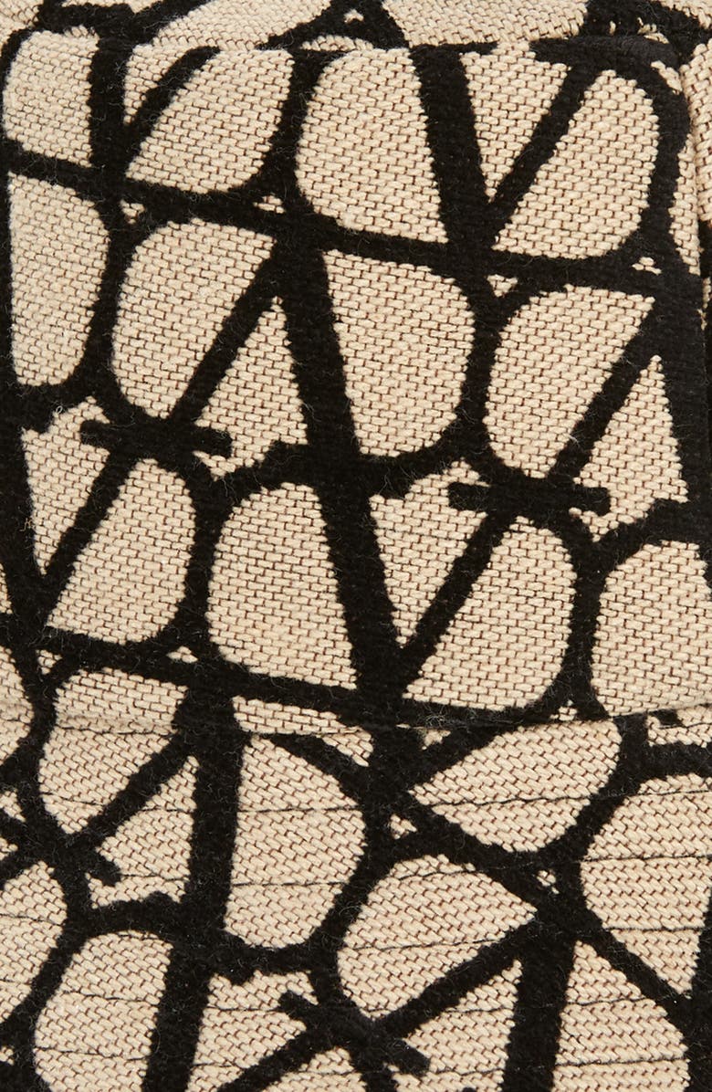 Valentino Garavani VLOGO Tessuto Bucket Hat, Alternate, color,