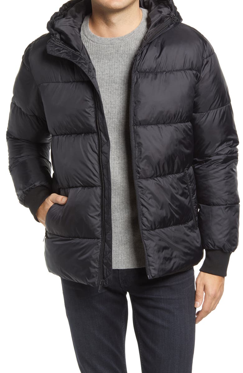Nordstrom Hooded Puffer Jacket, Main, color,