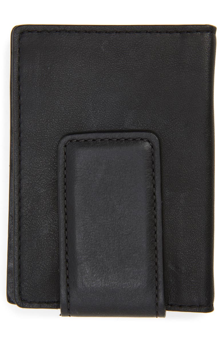 Shinola Split RFID Leather Money Clip Bifold Wallet, Alternate, color, 