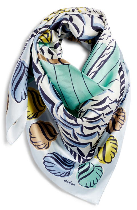 Sail Away Silk Square Scarf