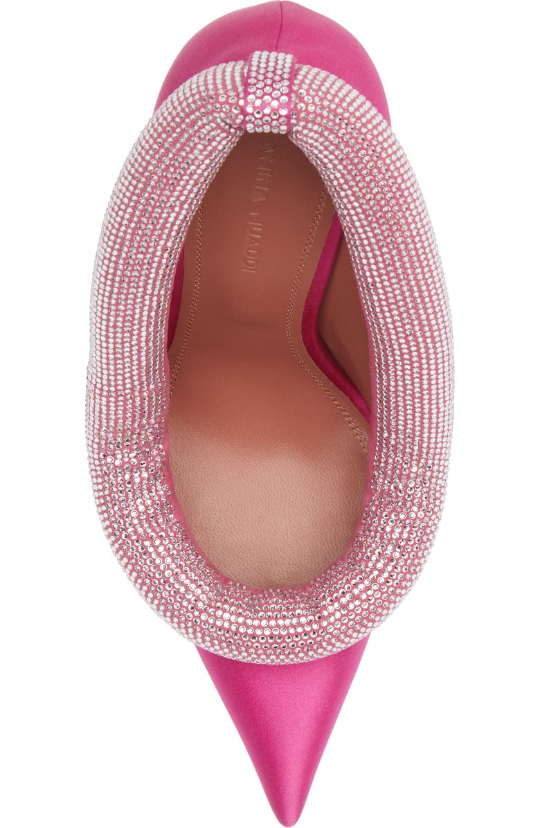 Amina Muaddi Yoon Crystal Topline Pump, Alternate, color,