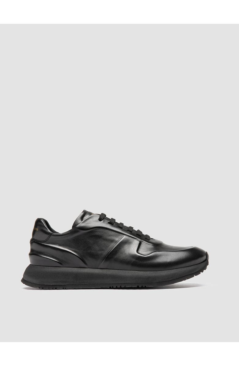 Officine Creative Perspective 001 Leather Oxford Sneakers, Main, color, Black