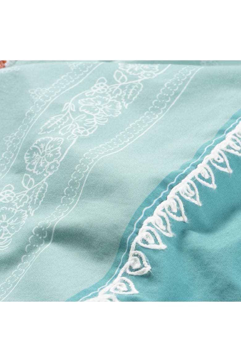 Sansad 200 Tc Handmade Bead Embroidered Artisan Bedroom, Alternate, color, Green