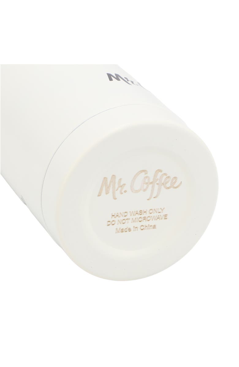 Mr. Coffee Javelin 2 Piece Thermal Bottle and Travel Mug Set, Alternate, color, White
