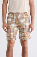 Vintage 1946 Patchwork Madras Flat Front Shorts