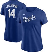 Nike Women's Nike Jac Caglianone Royal Kansas City Royals Fuse Name & Number T-Shirt