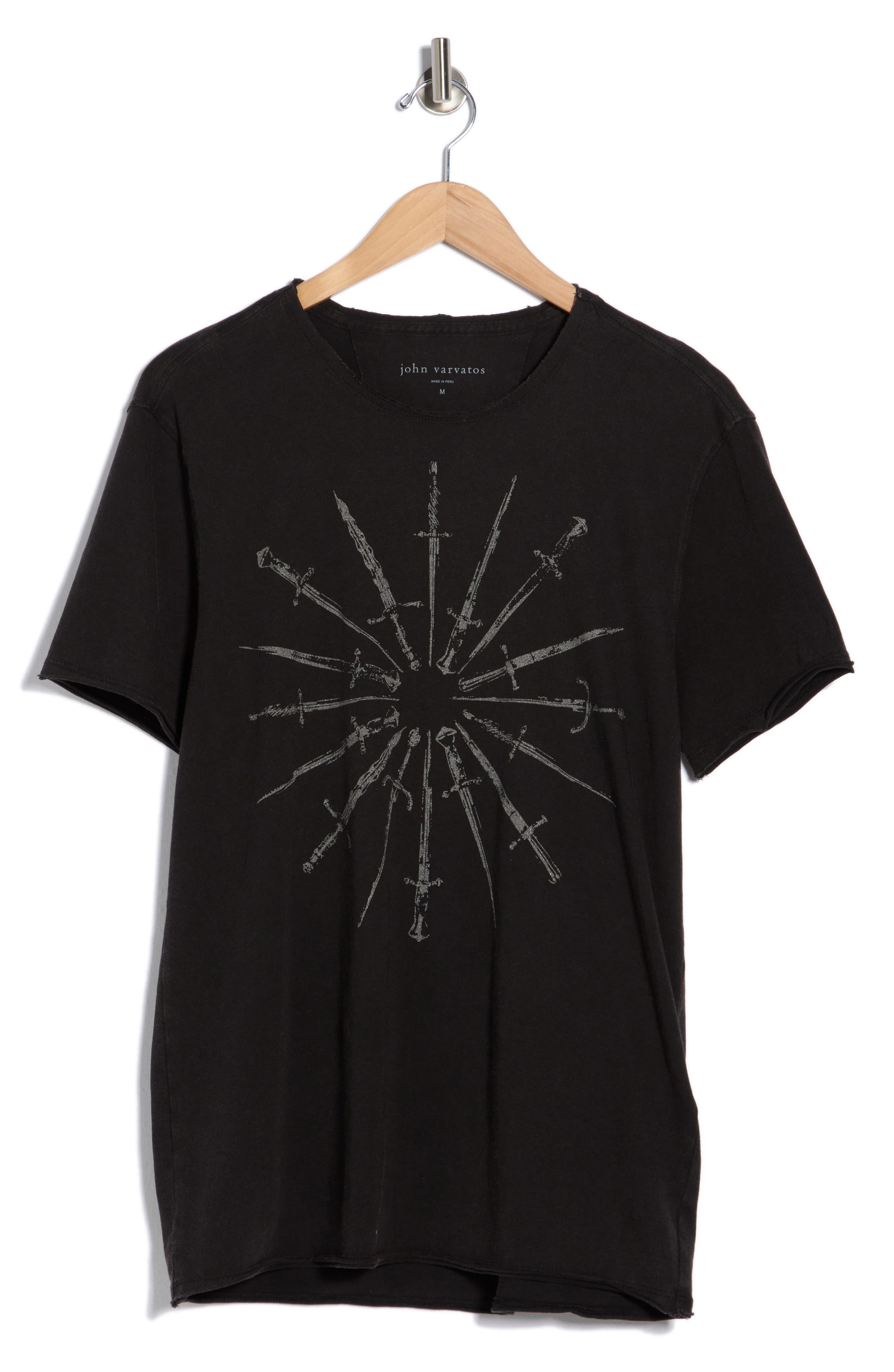 John Varvatos Dagger Circle Graphic T-Shirt
