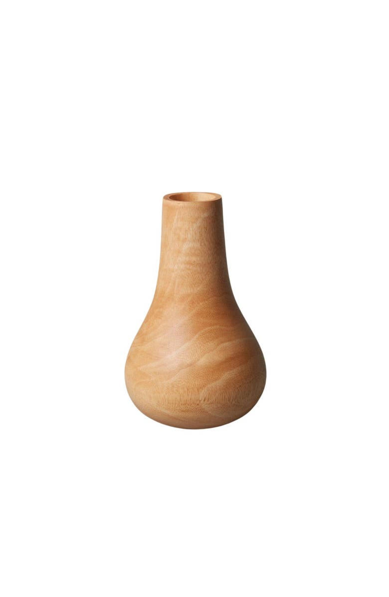 Be Home Mango Wood Bulb Vase, Main, color, Mango