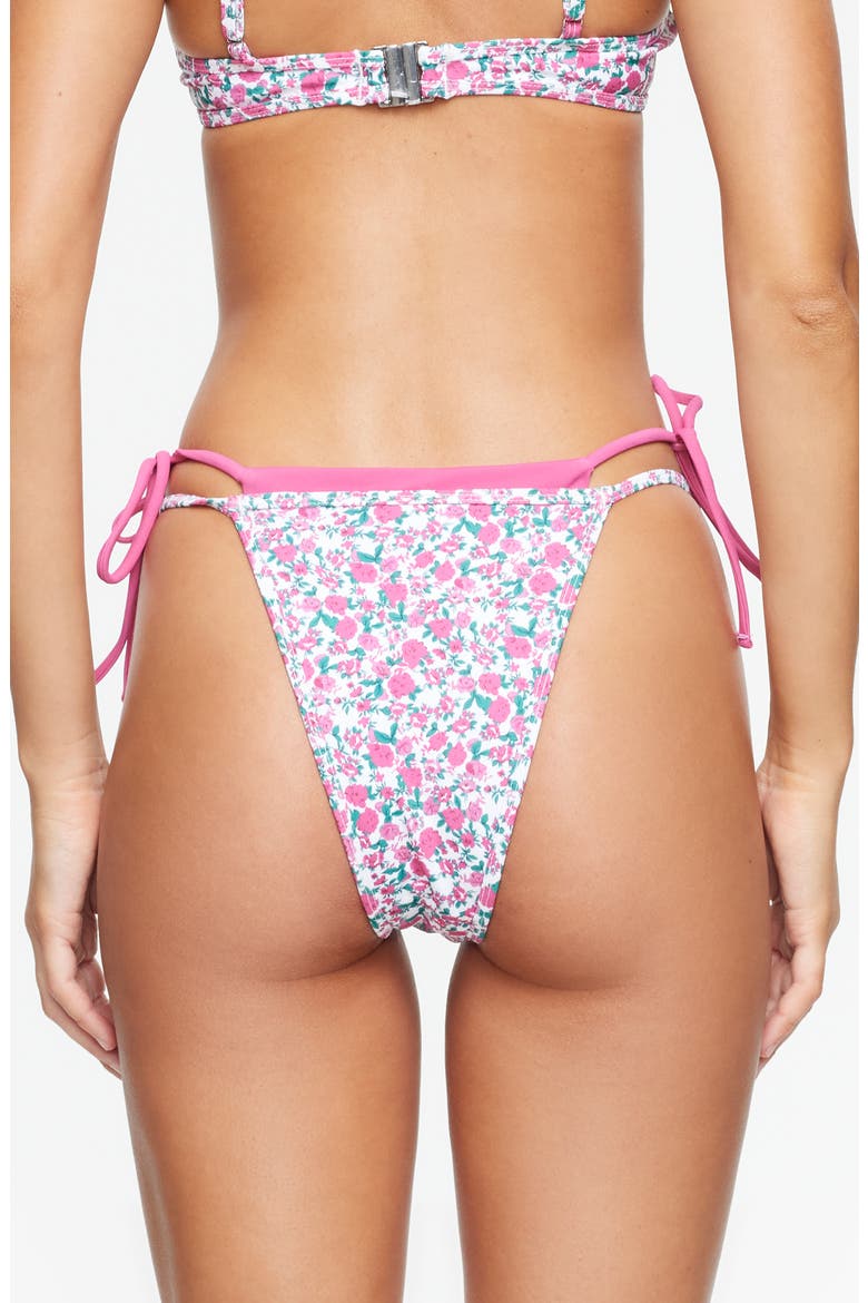 Rhode Layered Side Tie Bikini Bottoms, Alternate, color, ROSE