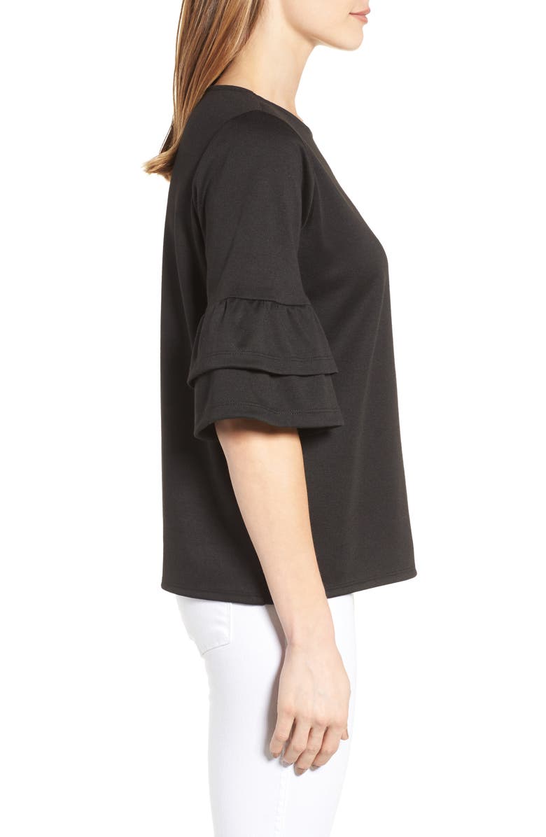 Halogen<sup>®</sup> Ruffle Sleeve Top, Alternate, color,