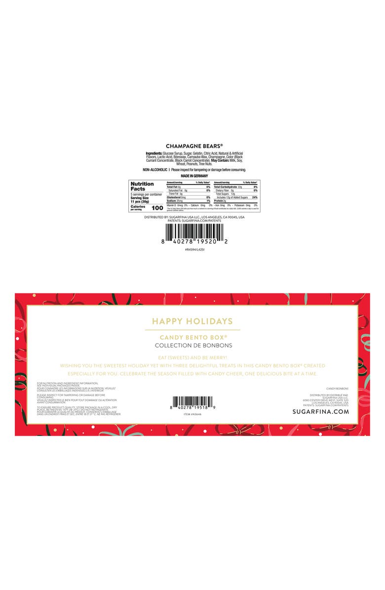 sugarfina Most Wonderful Time of the Year Bento Box Set, Alternate, color, 