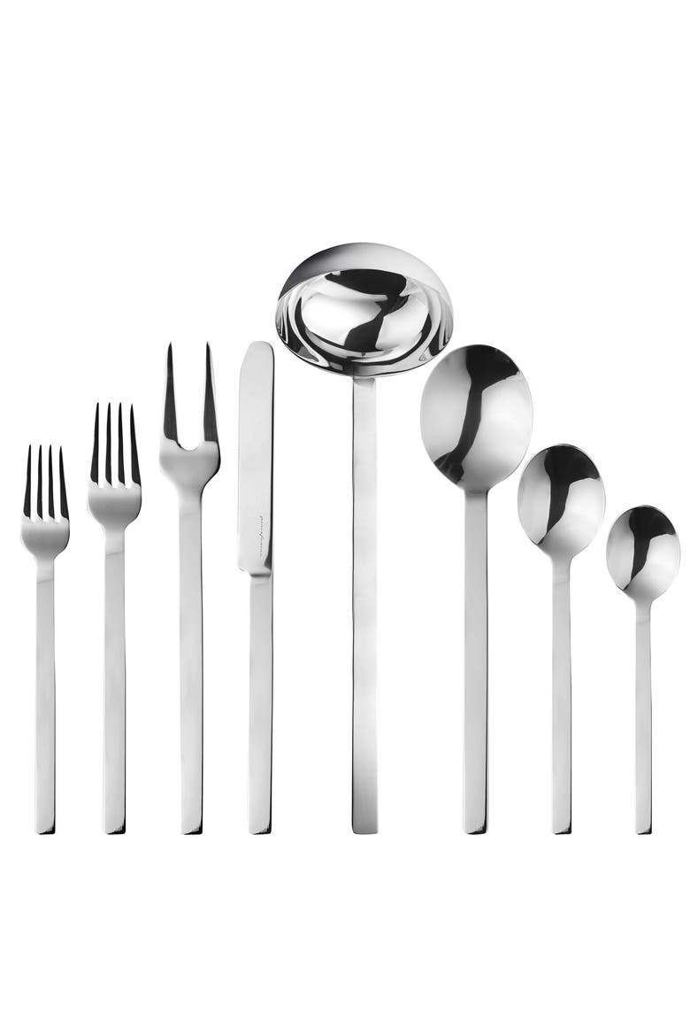 Stile By Pininfarina Flatware Set - 43 Pieces, Main, color, Stainless Steel