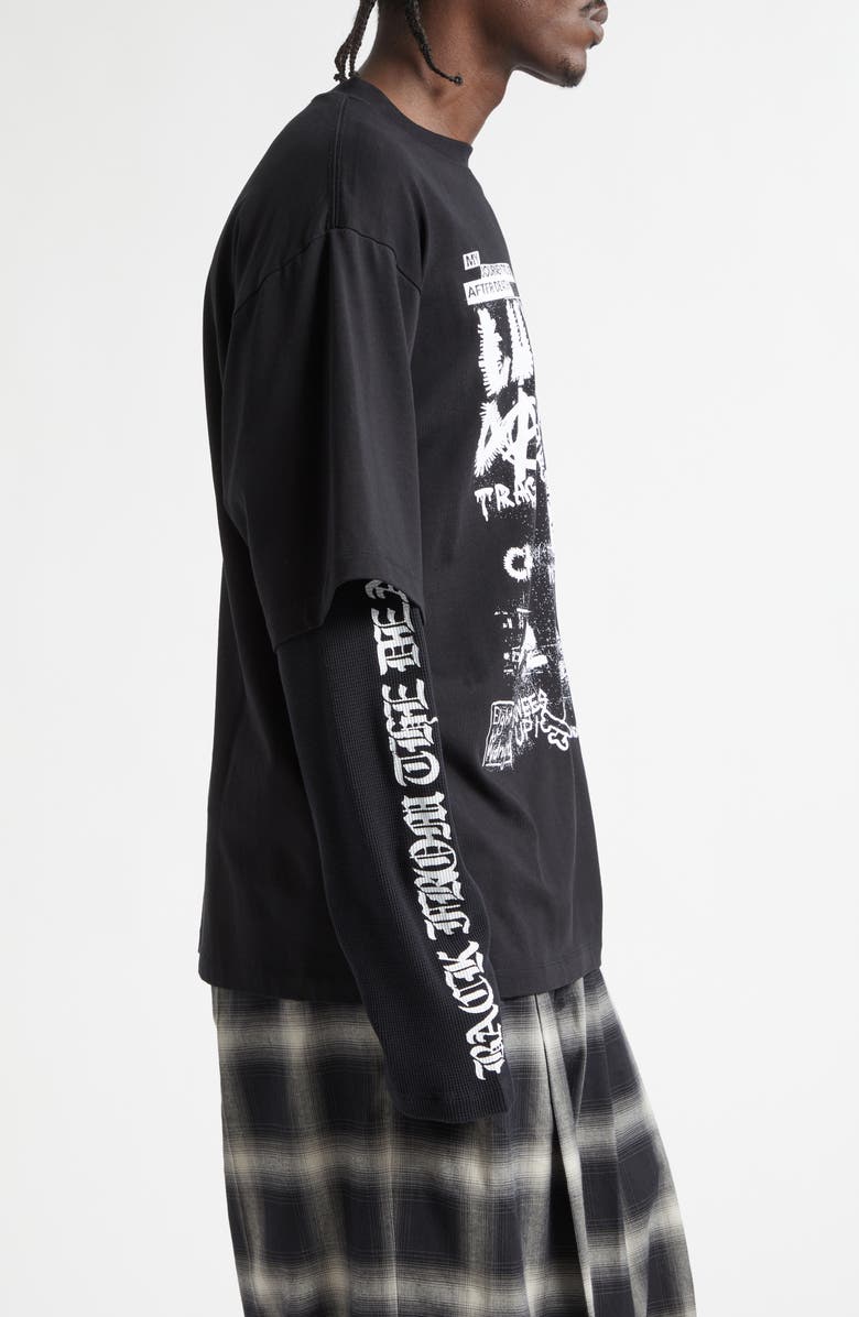 LU'U DAN Double Deck Graphic T-Shirt, Alternate, color, Punk Flyer