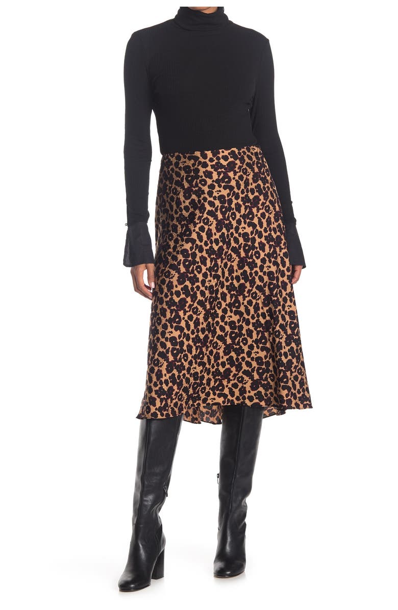 ba&sh Teddy High/Low Skirt, Alternate, color,