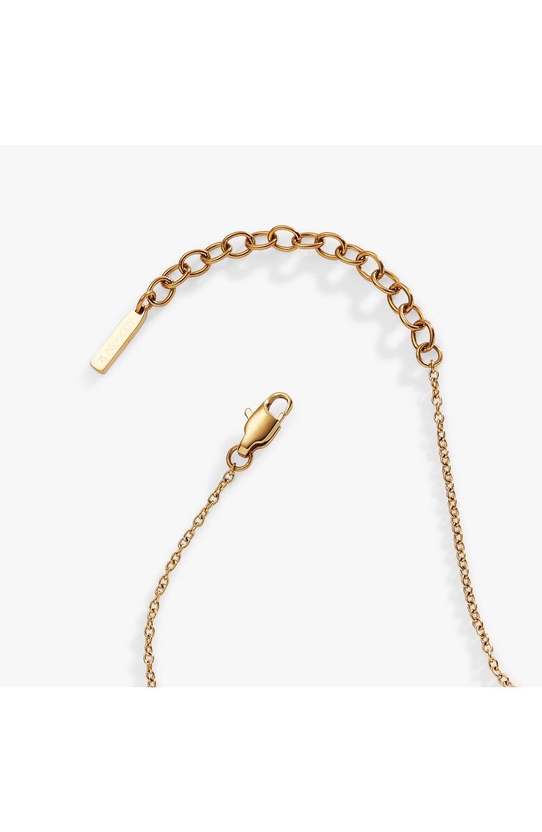 Alex and Ani Triple Stone Stationed Necklace, Alternate, color, Gold