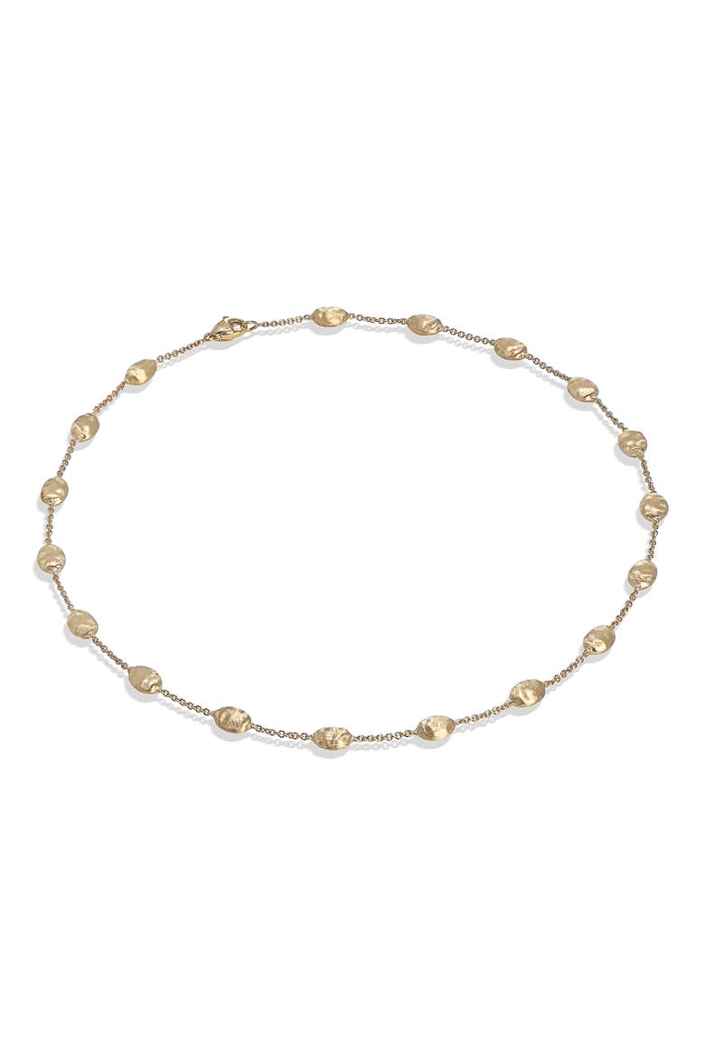 Siviglia 18K Yellow Gold Medium Beaded Short Necklace, Main, color, YELLOW GOLD