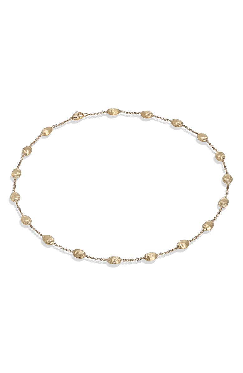 Marco Bicego Siviglia 18K Yellow Gold Medium Beaded Short Necklace, Main, color, 