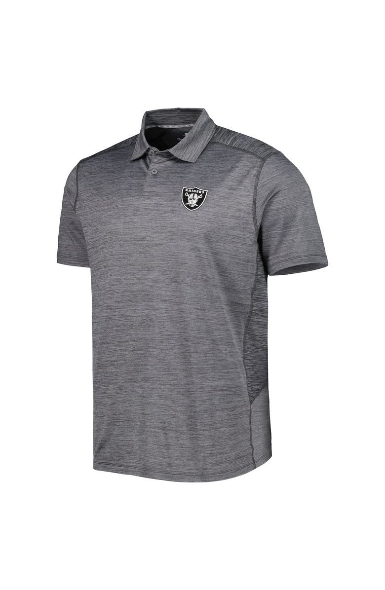 Tommy Bahama Men's Tommy Bahama Charcoal Las Vegas Raiders Delray Frond IslandZone Polo, Alternate, color, 