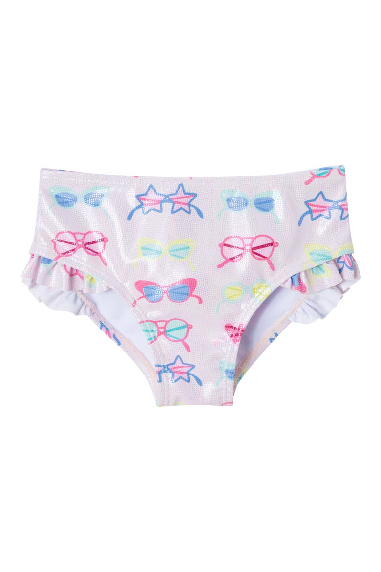 Kids' Foil Sunglasses Two-Piece Swimsuit, Alternate, color, FOIL