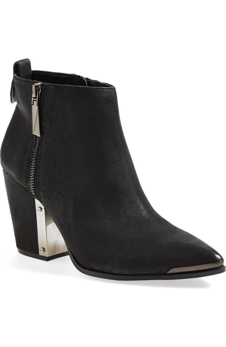 Vince Camuto 'Amori' Pointy Toe Leather Bootie, Main, color,