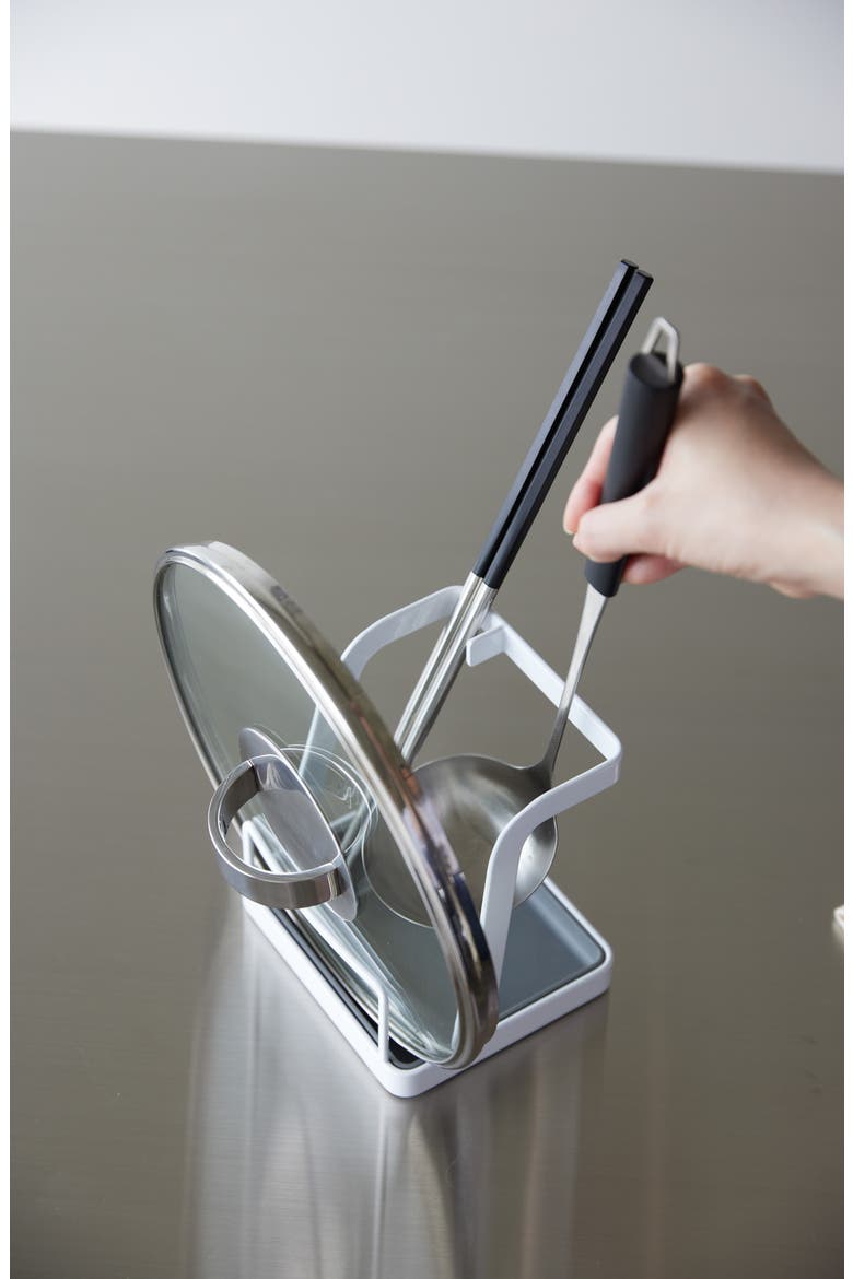 Lid/Ladle Storage Stand, Alternate, color, WHITE