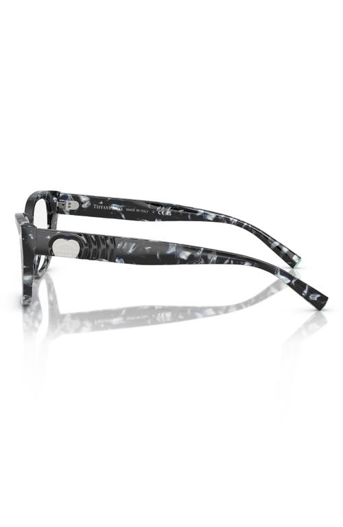 Tiffany & Co . 54mm Cat Eye Optical Glasses In Havana