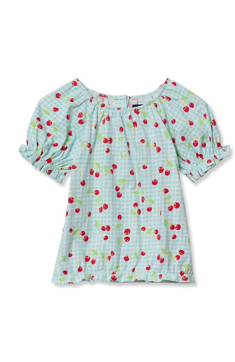 Girls Shirred Puff Blouse