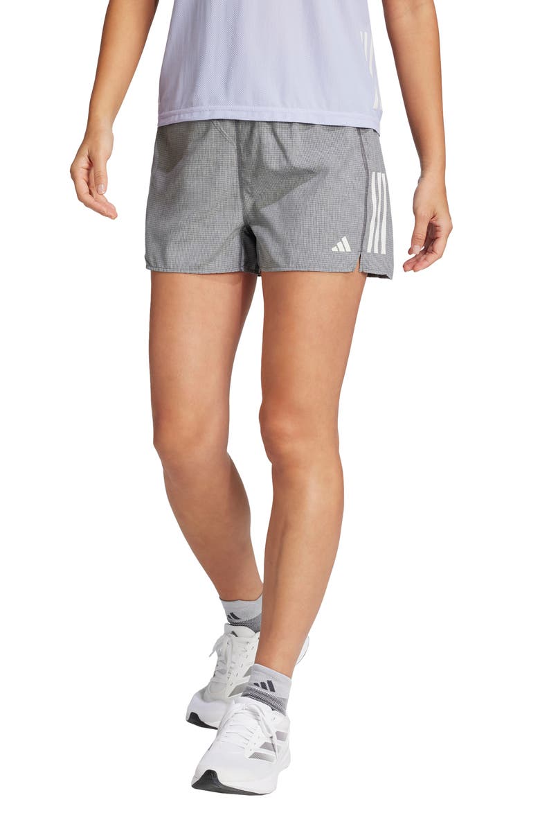 adidas Own the Run Recycled Polyester Shorts, Main, color,