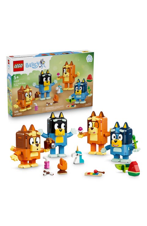 Brick-Built Bluey Family