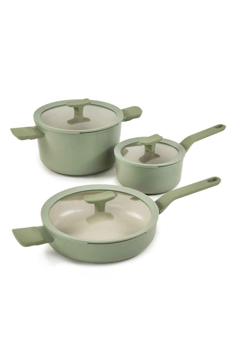 BergHOFF Leo Balance 6-Piece Cookware Set, Alternate, color, Sage