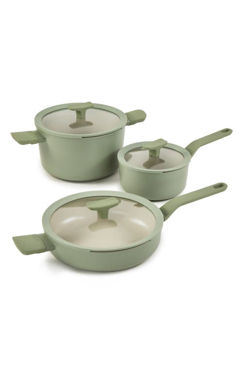 Berghoff Leo Balance 6-piece Cookware Set In Sage