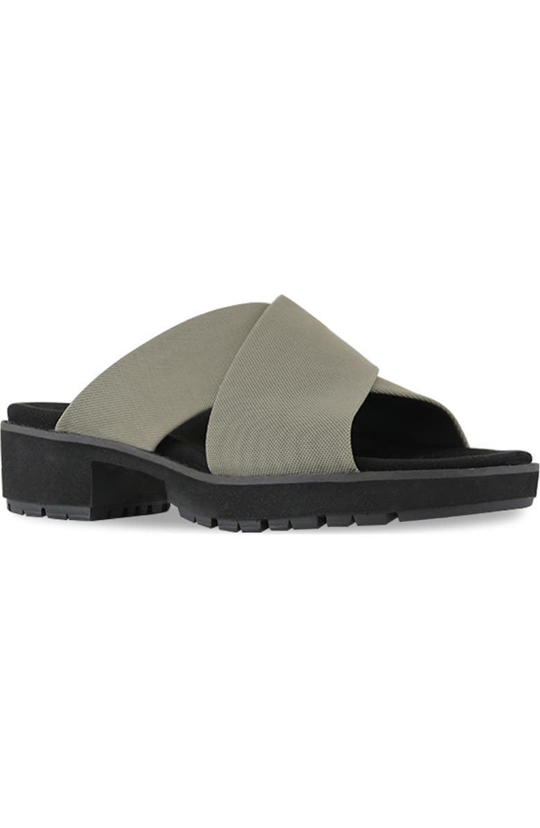 Munro Dekkie Slide Sandal, Main, color, Khaki Stre