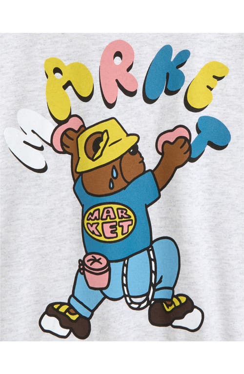 Market Kids' Under Pressure Bear Graphic T-shirt In Ash