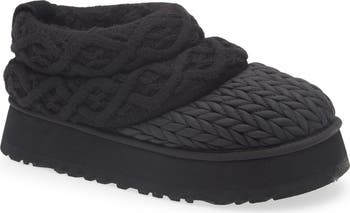 Tazz Platform Knit Slipper