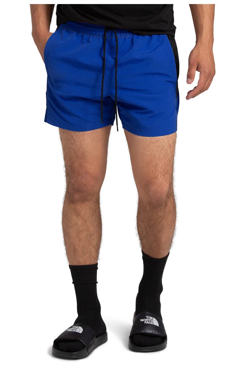 The North Face Extreme Colorblock Drawstring Shorts, Main, color,