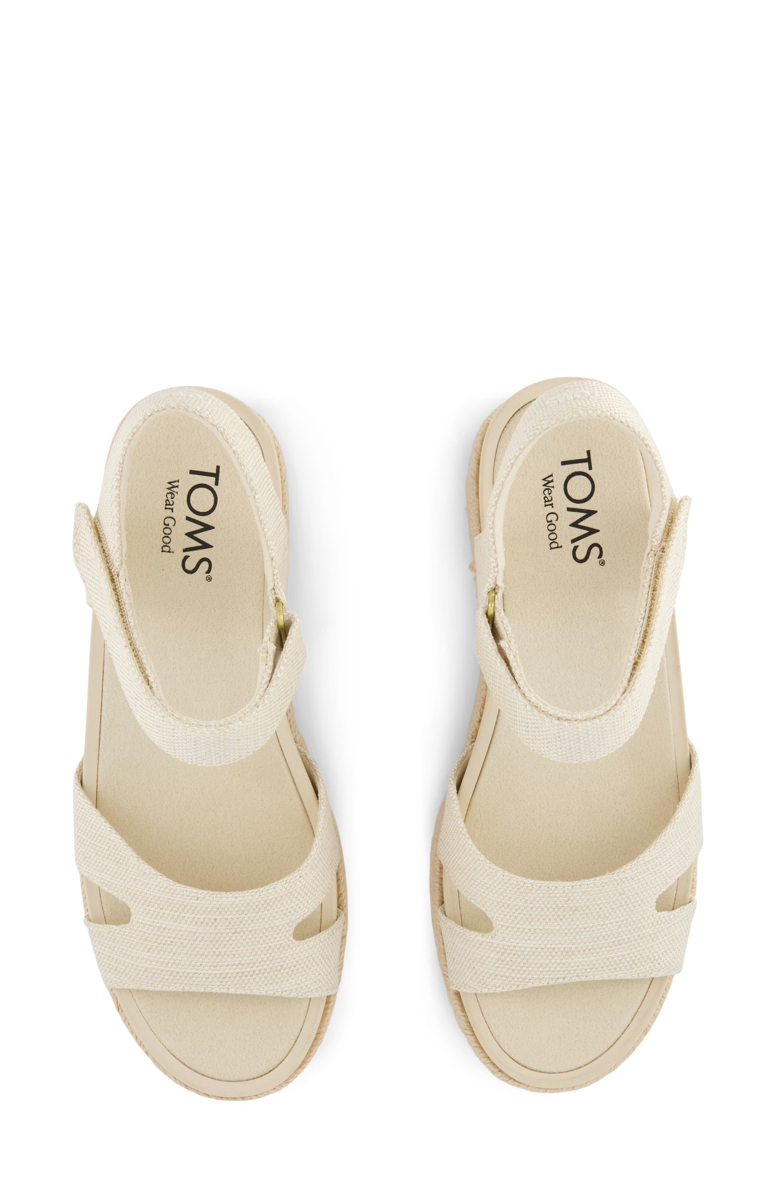 Alana Wedge Sandal, Alternate, color, NATURAL/ JUTE
