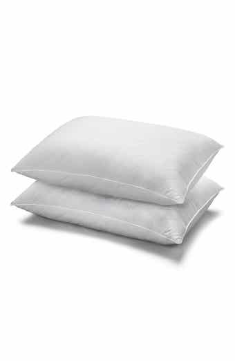 Set of 2 Cotton Quilted Chevron Pillows