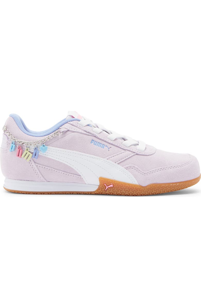PUMA Kids' Bella Donna Playful Charms Sneaker, Alternate, color, Lilac Frost/ White/ Lavender