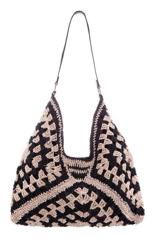 Nina Zeneya Woven Shoulder Bag
