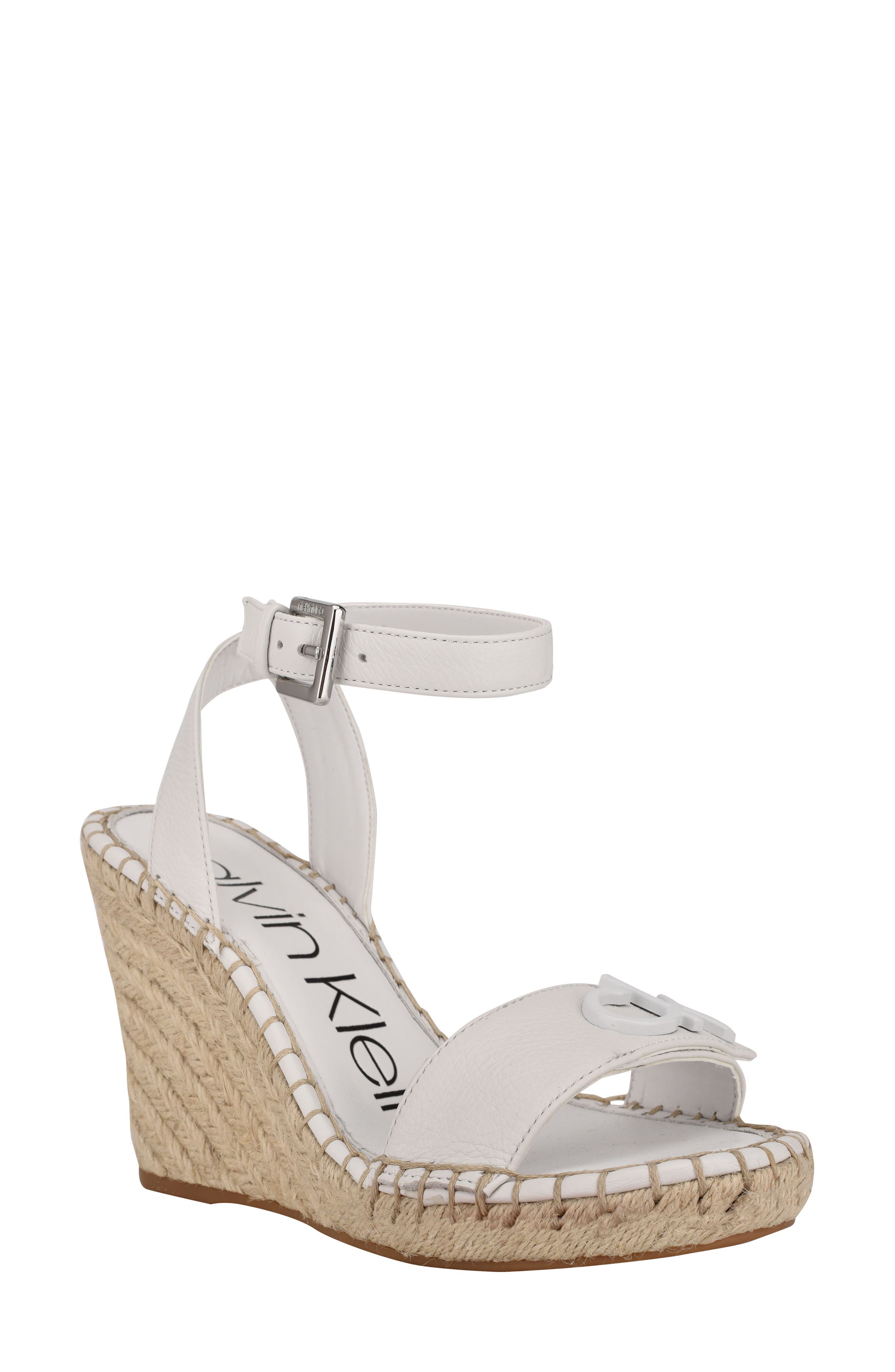 Calvin Klein Karla Espadrille Wedge Sandal, Main, color, 