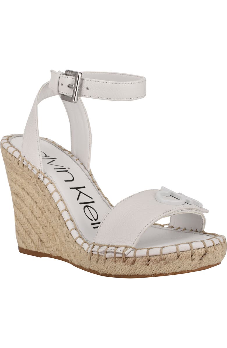 Calvin Klein Karla Espadrille Wedge Sandal, Main, color,