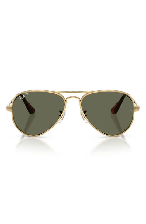 Aviator Max 58mm Polarized Pilot Sunglasses