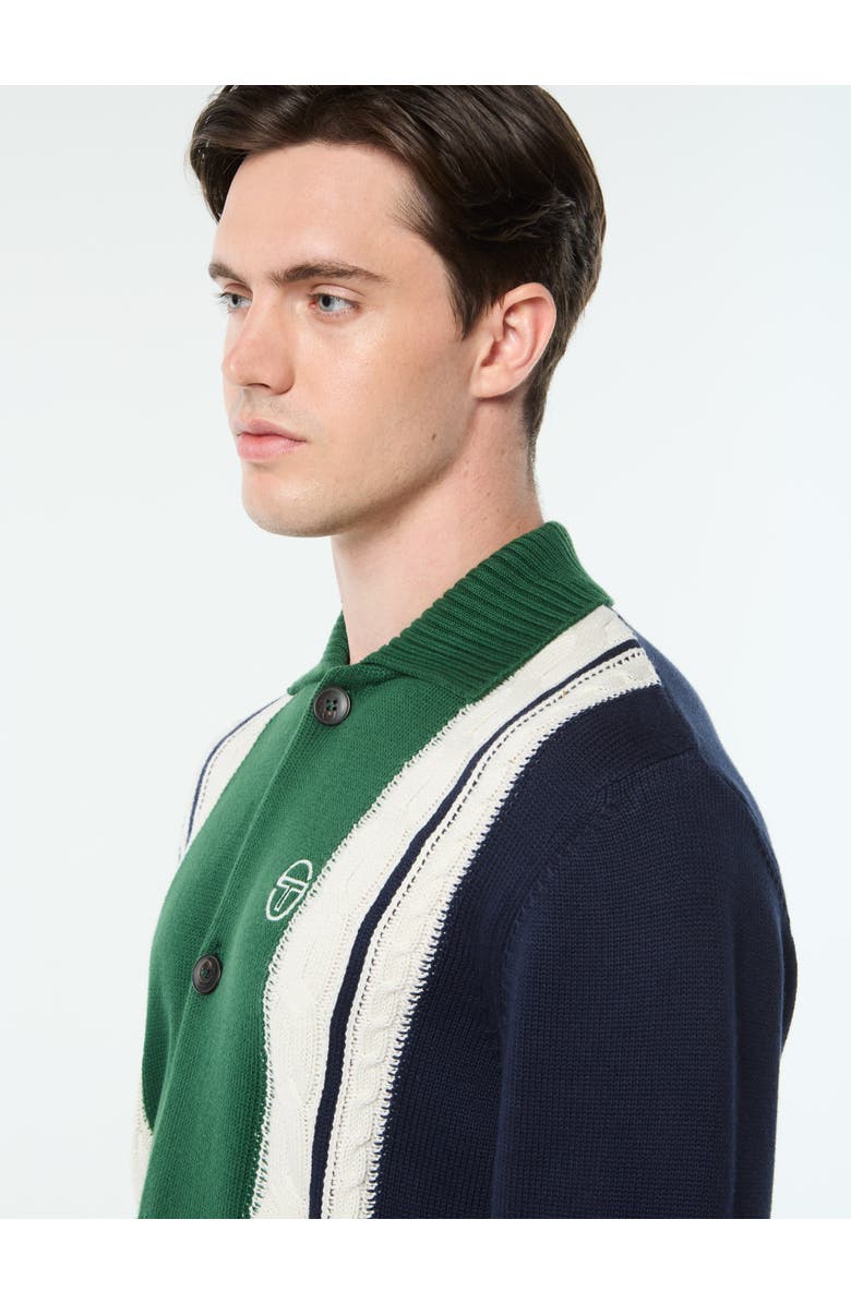 Sergio Tacchini Bruni Knit Cardigan, Alternate, color, Maritime Blue