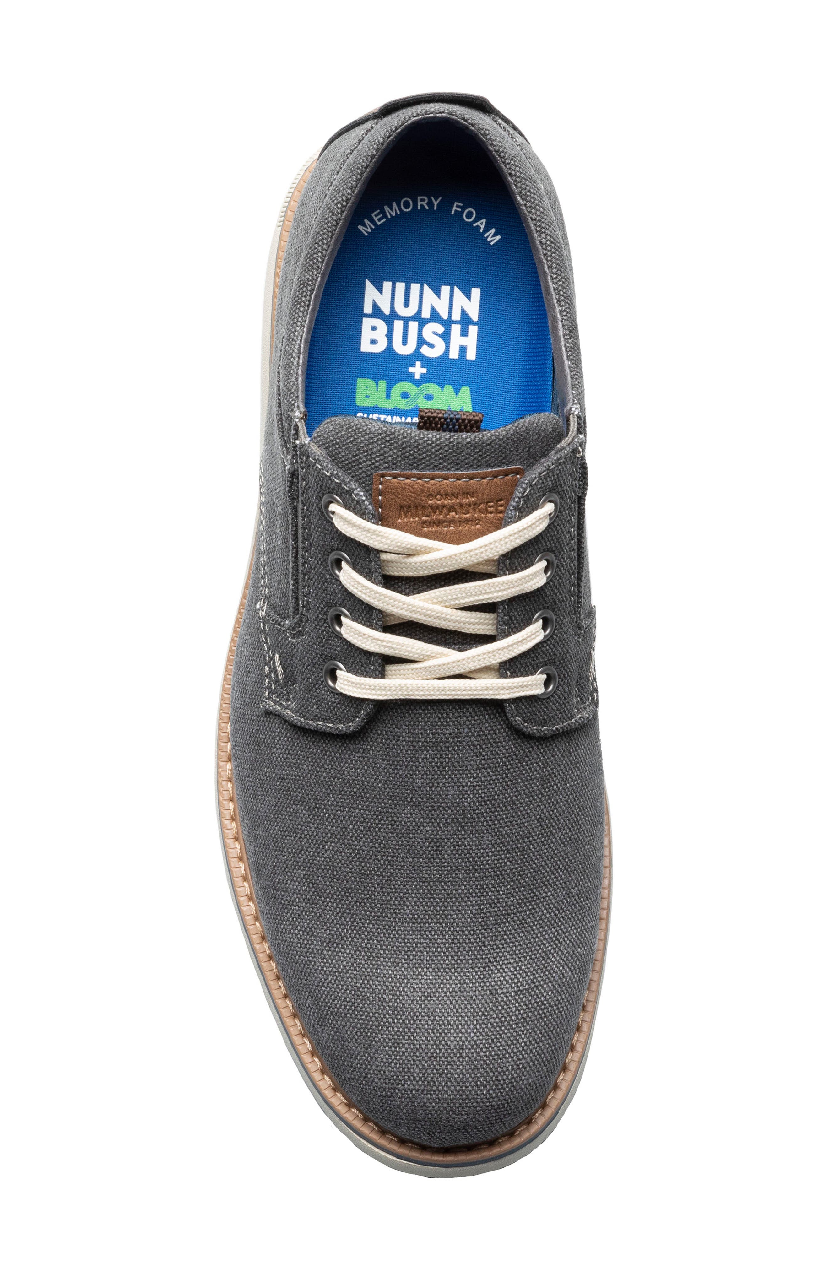 NUNN BUSH Otto Derby, Alternate, color, Gunmetal
