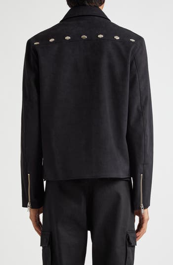 Undercover Stud Detail Faux Suede Jacket | Nordstrom