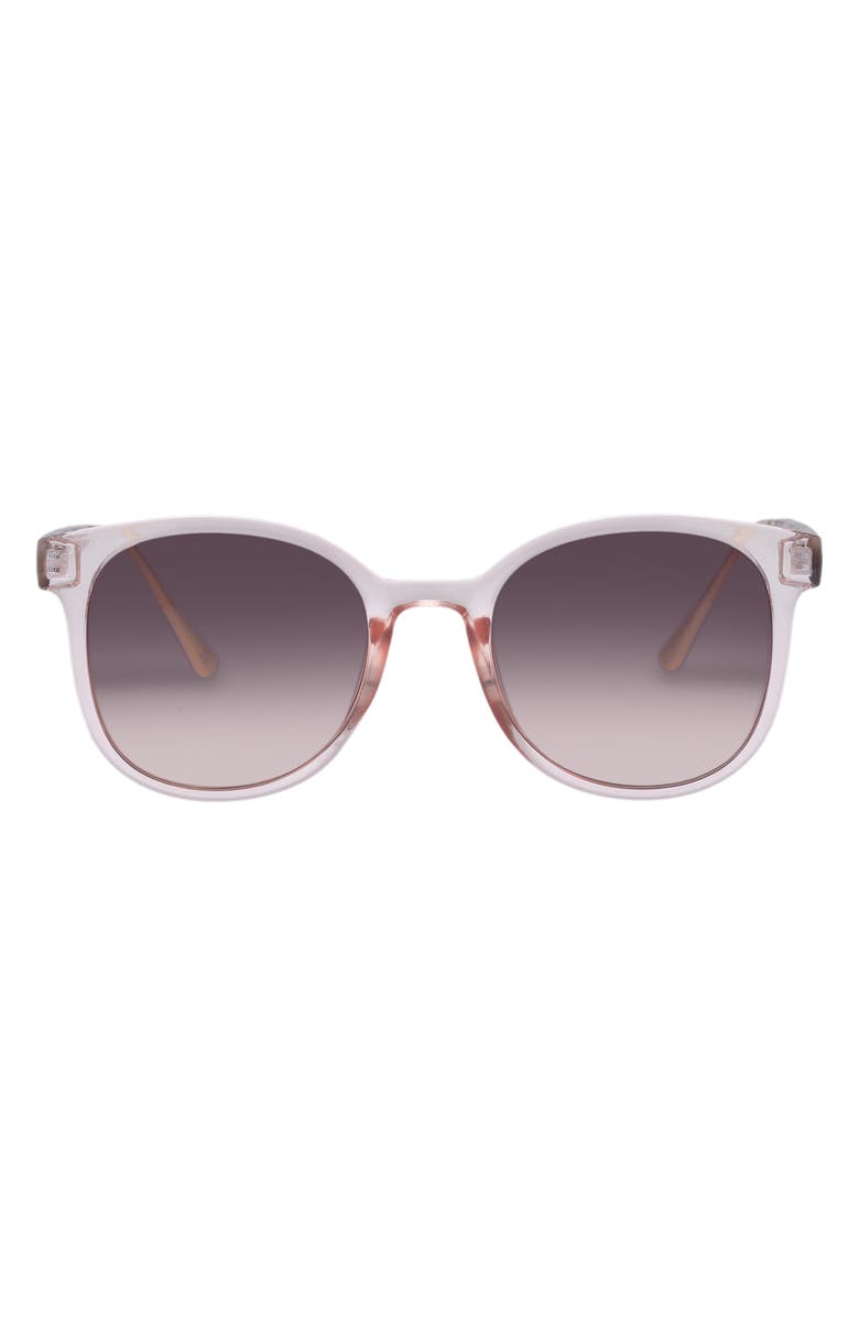 AIRE Crux 52mm Gradient D-Frame Sunglasses, Main, color, Blush / Cookie Tort