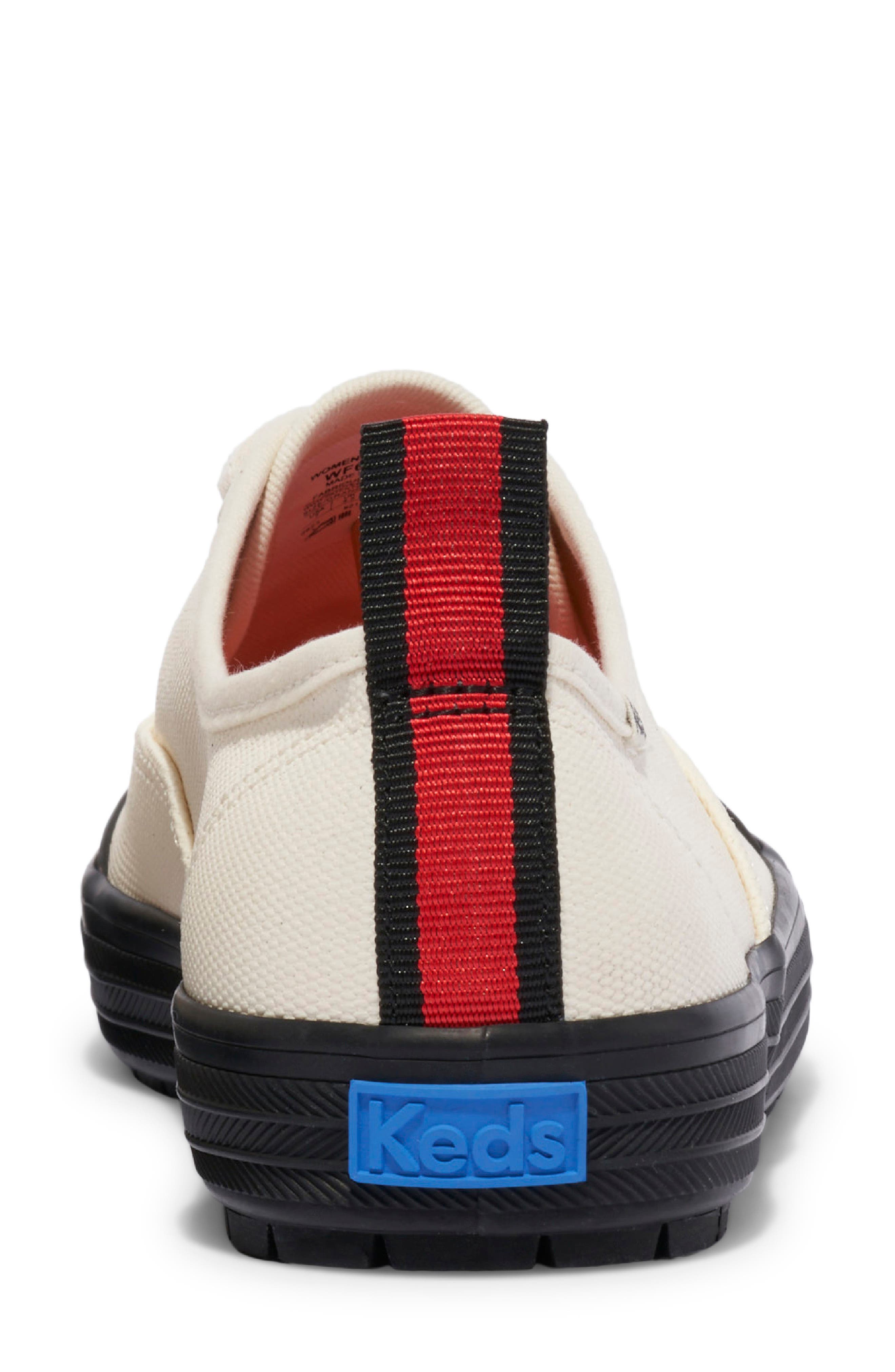 Keds<sup>®</sup> Champion Toe Rand Sneaker, Alternate, color, White/ Black