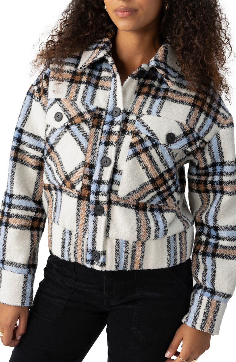 Sanctuary Liv Plaid Jacket, Main, color, 