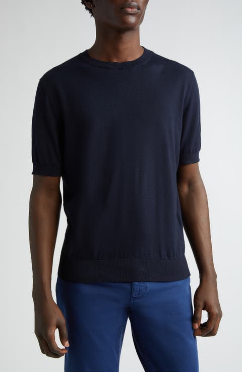 Tシャツ・カットソー ZEGNA Men T-shirt Blue RUF366A9F734 B09 Zegna T Shirt Blue Mens Zegna