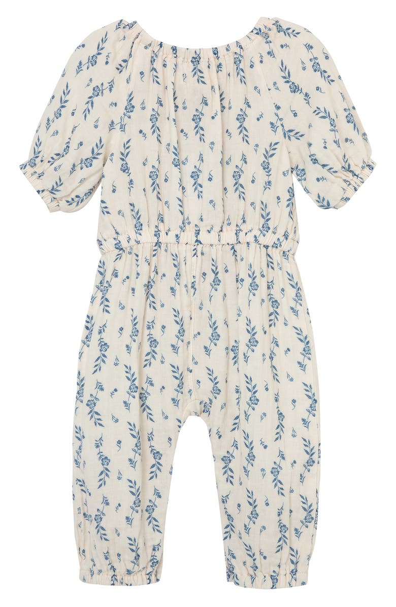 Peek Essentials Floral Print Cotton Romper, Alternate, color, 